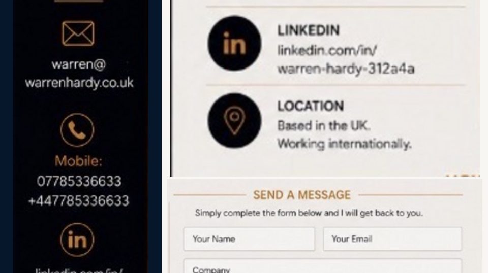 How Warren Hardy adds value at board and executive level, in a mobile-friendly stacked layout.